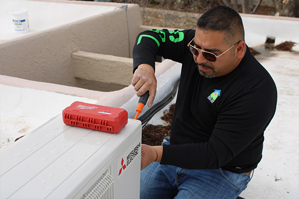 Rep fixing Unit outdoors