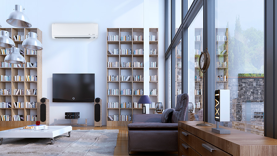 Man Cave with Ductless AC